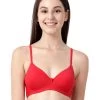 Susie Red All Day Comfort Padded Everyday Bra -Shyaway sq1018 red 01