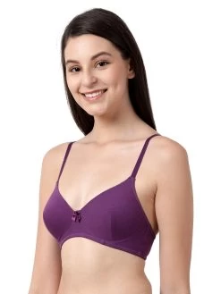 Susie Violet Casual Padded Everyday Bra -Shyaway sq1092 violet 02