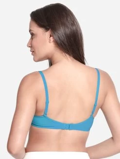Susie Sky Blue Casual Padded Everyday Bra -Shyaway sq1095 skyblue 04