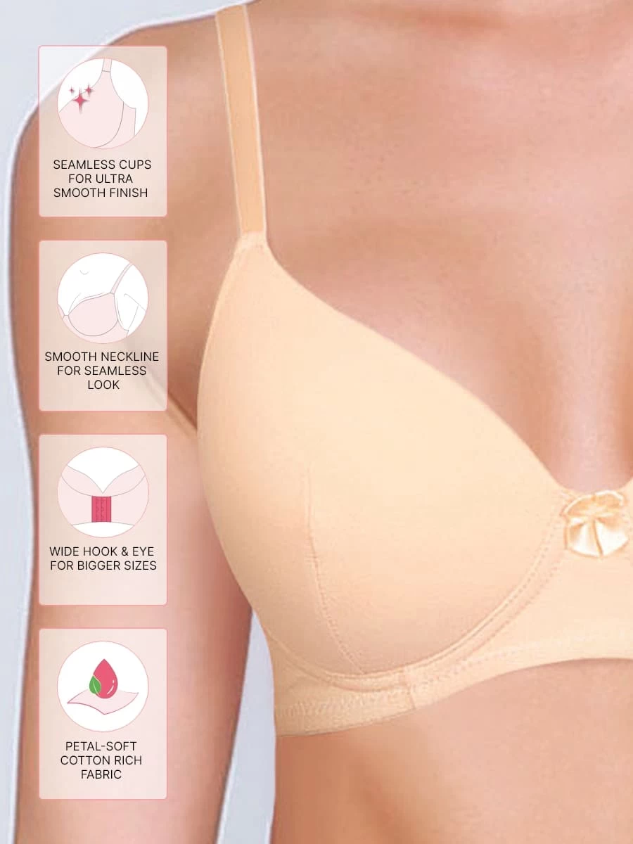 Susie Nude Casual Padded Everyday Bra 4 Susie Nude Casual Padded Everyday Bra - Image 2