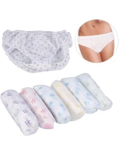 Susie Multicolor Pack Of 7 Antimicrobial Women's Disposable Panty 8 Susie Multicolor Pack Of 7 Antimicrobial Women's Disposable Panty -Shyaway ssdp010 multicolor 2