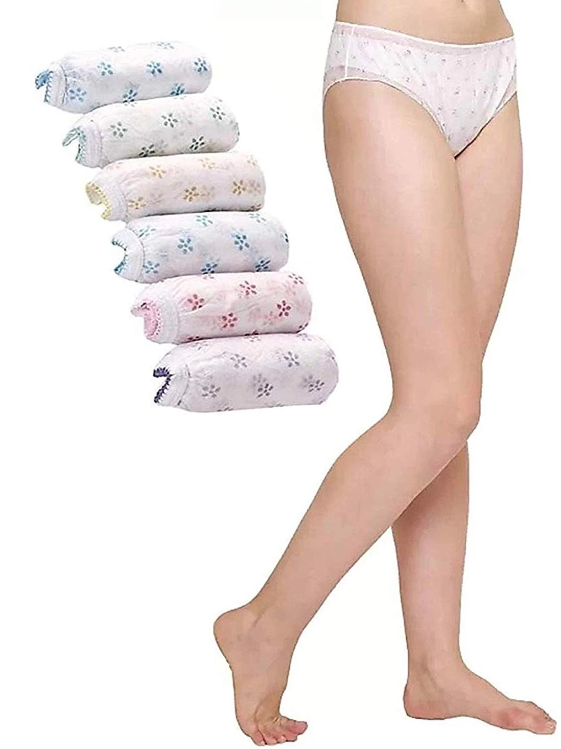 Susie Multicolor Pack Of 7 Antimicrobial Women's Disposable Panty 4 Susie Multicolor Pack Of 7 Antimicrobial Women's Disposable Panty - Image 2