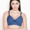 Taabu Dejavu Blue Padded Wirefree Everyday T Shirt Bra