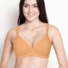 Taabu Buff Skin Everyday Broad Strap Padded Wirefree Bra -Shyaway st003 buff