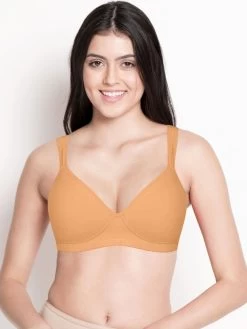 Taabu Buff Skin Everyday Broad Strap Padded Wirefree Bra