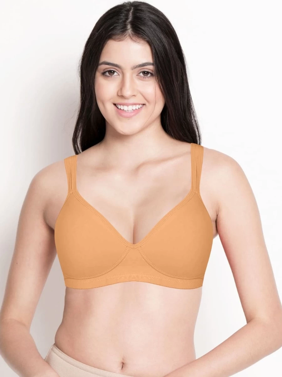 Taabu Buff Skin Everyday Broad Strap Padded Wirefree Bra 3 Taabu Buff Skin Everyday Broad Strap Padded Wirefree Bra