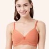 Taabu Coral Orange Lace Everyday Seamless Cup Wirefree Bra 1 Taabu Coral Orange Lace Everyday Seamless Cup Wirefree Bra -Shyaway st005 coralreef 1