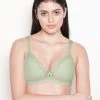 Taabu Bay Green Lace Strap Padded Wirefree T Shirt Bra