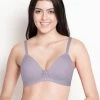 Taabu Lilac Purple Padded Wirefree Full Cup T-shirt Bra