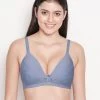 Taabu Jacaranda Blue Lace Cup Padded Wirefree Bra -Shyaway st014 jacaranda 01