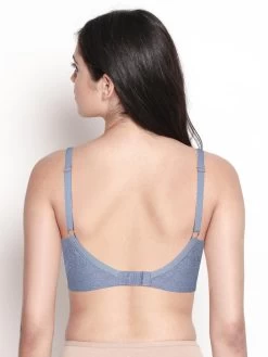 Taabu Jacaranda Blue Lace Cup Padded Wirefree Bra -Shyaway st014 jacaranda 02