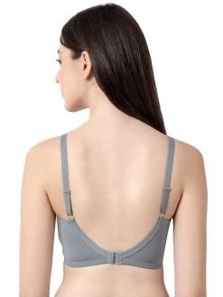 Taabu Monument Grey Everyday Satin Finish Padded Wirefree Bra 13 Taabu Monument Grey Everyday Satin Finish Padded Wirefree Bra -Shyaway st015 monumentgrey 03
