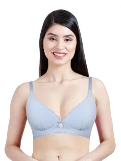 Taabu Delicate Blue Everyday Plunge Padded Wirefree Bra