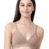 Taabu Buff Skin Everyday Seamless Cup Wirefree T-shirt Bra -Shyaway st019 almondbuff 01