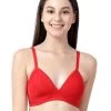 Taabu Lava Red Everyday Seamless Cup Wirefree T-shirt Bra -Shyaway st019 moltenlava 01