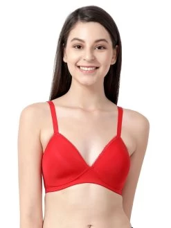 Taabu Lava Red Everyday Seamless Cup Wirefree T-shirt Bra