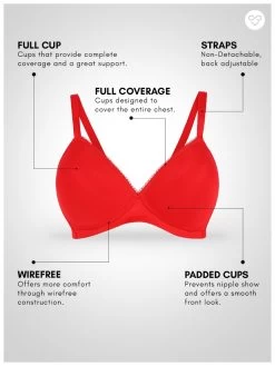 Taabu Lava Red Everyday Seamless Cup Wirefree T-shirt Bra 10 Taabu Lava Red Everyday Seamless Cup Wirefree T-shirt Bra -Shyaway st019 moltenlava 05