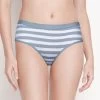 Taabu Windsurfer Blue Low Waist Striped Bikini Panty