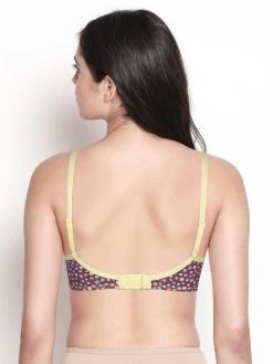 Susie Mauve Maple Leaf Printed Everyday Bra 7 Susie Mauve Maple Leaf Printed Everyday Bra -Shyaway su071 mauve 02