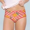 Susie Red Checks Printed Cotton Hipster Panty 1 Susie Red Checks Printed Cotton Hipster Panty -Shyaway su354 red f