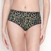 Susie Blue Green Abstract Print Full Coverage Hipster Panty -Shyaway su437p bluegreen 01
