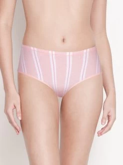 Susie Mary Rose Stripe Print Full Coverage Hipster Panty