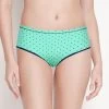 Susie Biscay Green Polka Dot Full Coverage Hipster Panty 1 Susie Biscay Green Polka Dot Full Coverage Hipster Panty -Shyaway su442 biscaygreen 01