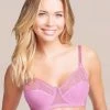 Susie Baby Pink Lace Cup Padded Everyday Bra -Shyaway susie baby pink lace cup padded everyday bra