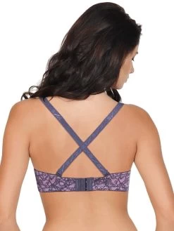 Susie Grey Lace Overlay Balconette Bra -Shyaway susie grey lace overlay balconette bra