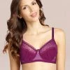 Susie Purple Lace Cup Padded Everyday Bra