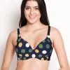Shyaway HANA Ocean Blue Multicolour Print Seamless T Shirt Bra