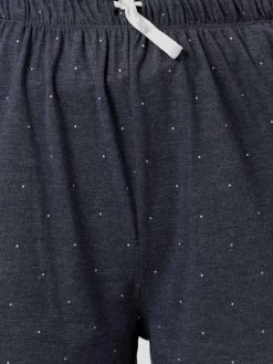 Shyaway Grey Melange Polka Print Nightwear Pyjama Set -Shyaway tgpj001 greymelange close 2