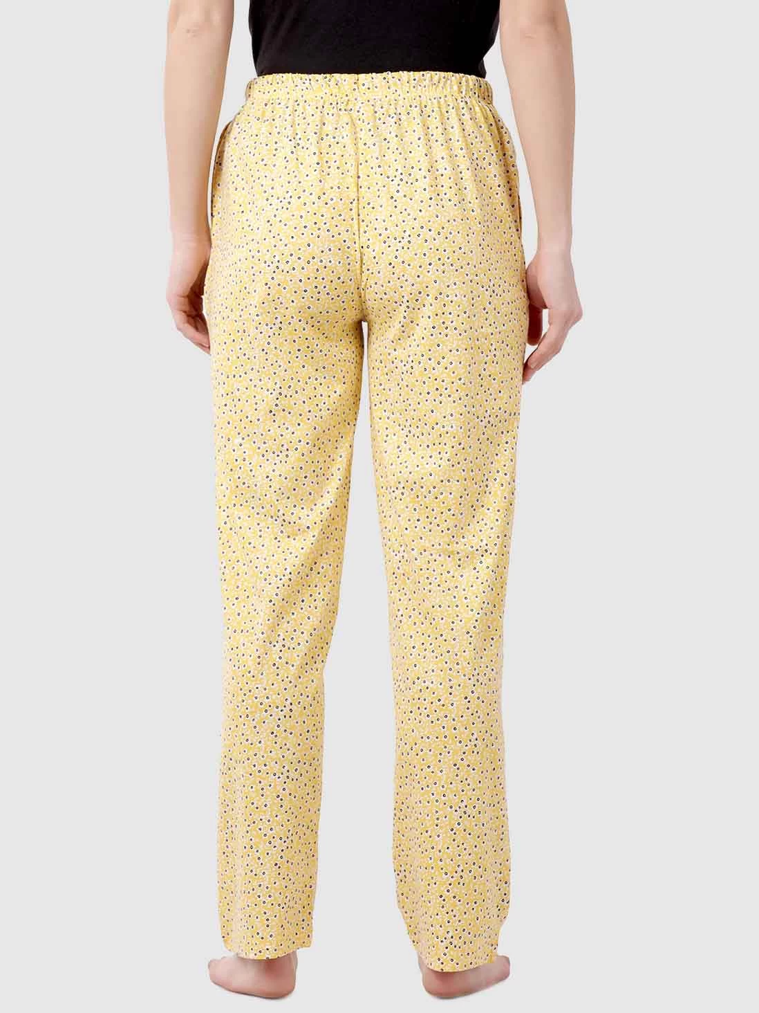Shyaway Yellow Printed Nightwear Pyjama Pant 5 Shyaway Yellow Printed Nightwear Pyjama Pant - Image 3