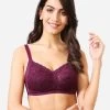 Van Heusen Pickled Beet Seamed Non Padded Support Bra -Shyaway vh22004 pickledbeet 01