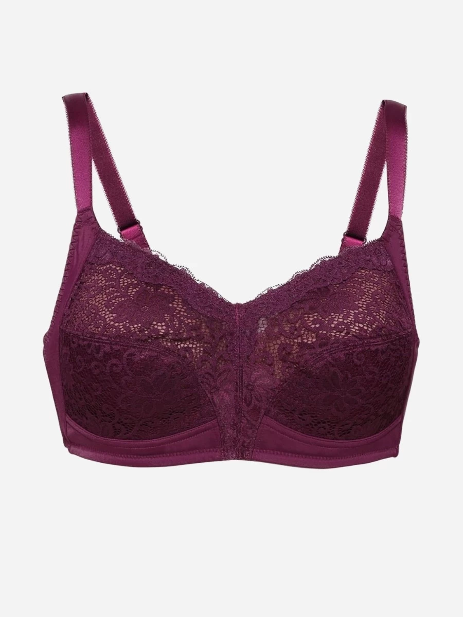 Van Heusen Pickled Beet Seamed Non Padded Support Bra 4 Van Heusen Pickled Beet Seamed Non Padded Support Bra - Image 2