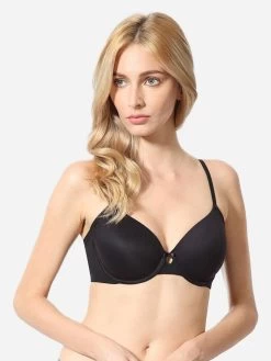 Van Heusen Black Back Smoothening Padded Wired Bra