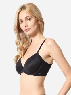 Van Heusen Black Back Smoothening Padded Wired Bra -Shyaway vh22006 black 02