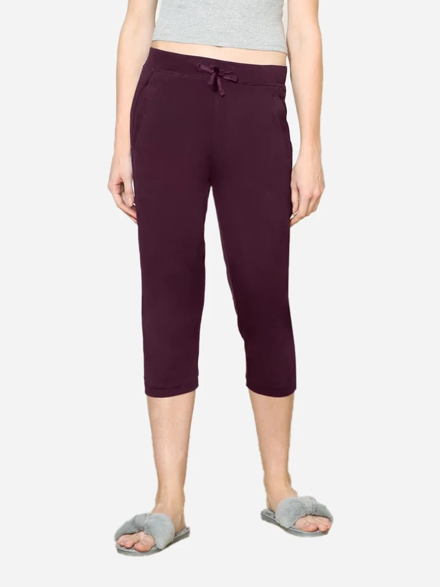 Van Heusen Potent Purple Lounge Capri Pant 3 Van Heusen Potent Purple Lounge Capri Pant