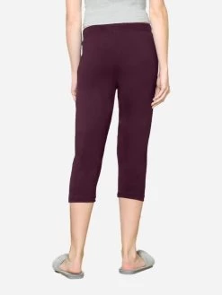 Van Heusen Potent Purple Lounge Capri Pant 7 Van Heusen Potent Purple Lounge Capri Pant -Shyaway vh55304 potentpurple 02