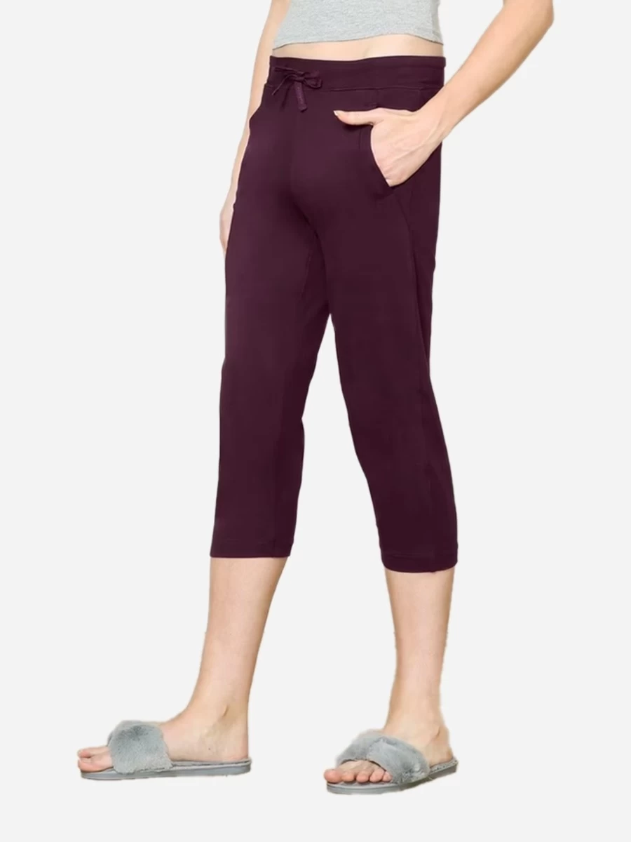 Van Heusen Potent Purple Lounge Capri Pant 4 Van Heusen Potent Purple Lounge Capri Pant - Image 2