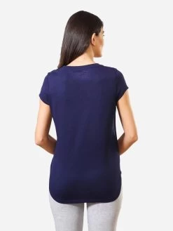 Van Heusen Deep Sea Navy Blue Perfect Long Tee -Shyaway vh55403 deepseanavy 02