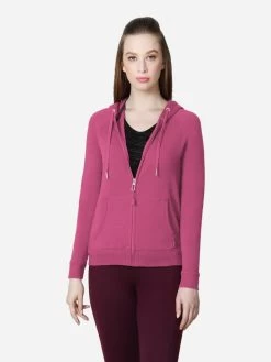 Van Heusen Pink Blush Antiviral Full Zip Hoodie Jacket