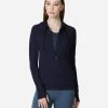Van Heusen Navy Blue Slim Fit Gym Hoodie Jacket -Shyaway vh66602 navy 01