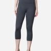 Van Heusen Charcoal Side Pocket Yoga Capri Legging