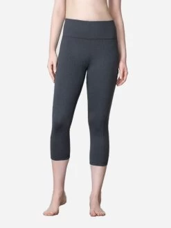 Van Heusen Charcoal Side Pocket Yoga Capri Legging