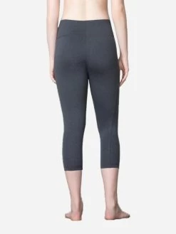 Van Heusen Charcoal Side Pocket Yoga Capri Legging -Shyaway vh88304 charcoal 02