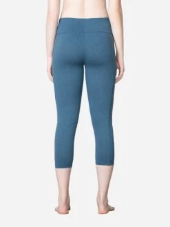 Van Heusen Ocean Blue Side Pocket Yoga Capri Legging 7 Van Heusen Ocean Blue Side Pocket Yoga Capri Legging -Shyaway vh88304 oceanblue 02