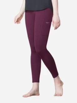 Van Heusen Potent Purple Side Pocket Yoga Legging -Shyaway vh88305 potentpurple 03